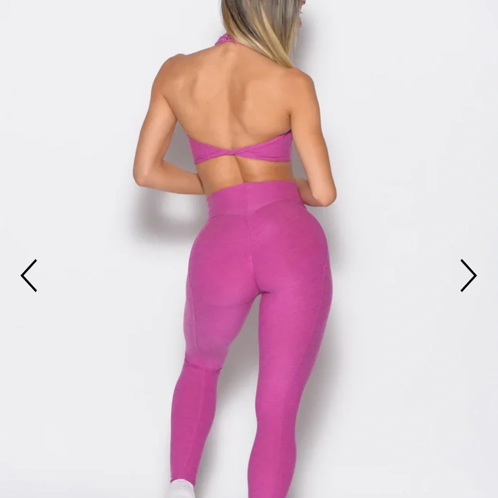 Bombshell Sportswear Uplift Peach Leggings, Laserberry, S, NWT - Picture 5 of 10